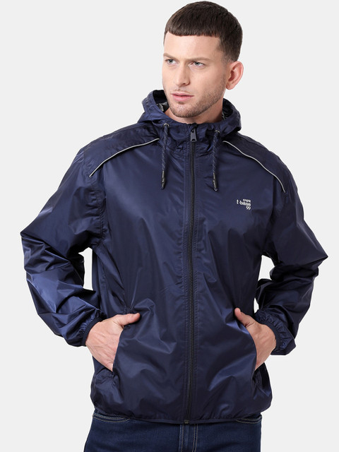 t-base Men Blue Windcheater and Water Resistant Biker Jacket
t-base Men Blue Windcheater and Water Resistant Biker Jacket