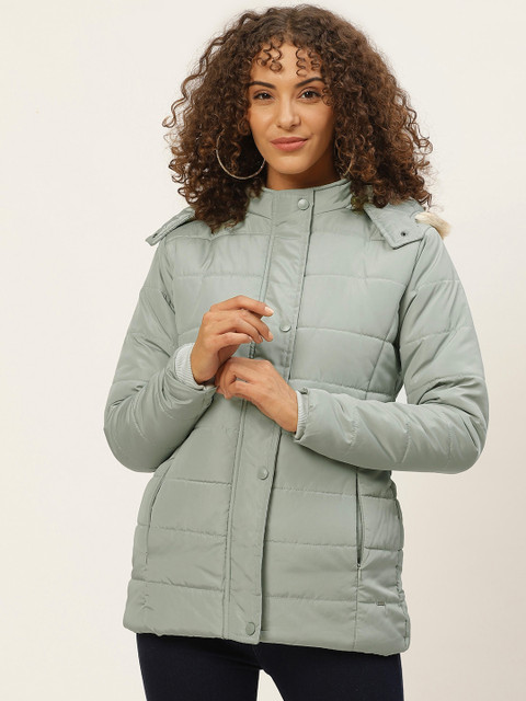 Okane Men Green Solid Hooded Longline Parka Jacket
Okane Men Green Solid Hooded Longline Parka Jacket