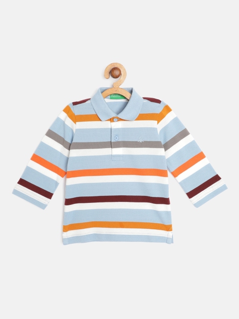 United Colors of Benetton Boys Multicoloured Pure Cotton Striped Polo Collar T-shirt, Multi
United Colors of Benetton Boys Multicoloured Pure Cotton Striped Polo Collar T-shirt, Multi