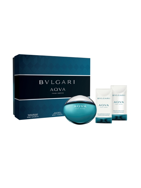 Bvlgari Mens Gift Set (EDT50ml + After Shave Emulsion 75ml + Shampoo and Shower Gel 75ml), Transparent
Bvlgari Mens Gift Set (EDT50ml + After Shave Emulsion 75ml + Shampoo and Shower Gel 75ml), Transparent