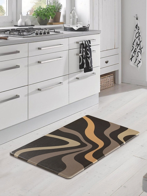 OBSESSIONS Multicoloured Printed Kitchen Floor Mat, Multi