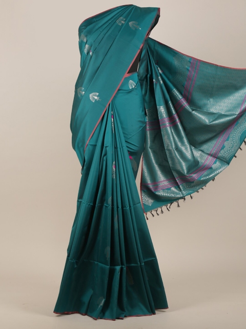 Pothys Green & Silver-Coloured Ethnic Motifs Zari Woven Design Art Silk Saree
Pothys Green & Silver-Coloured Ethnic Motifs Zari Woven Design Art Silk Saree