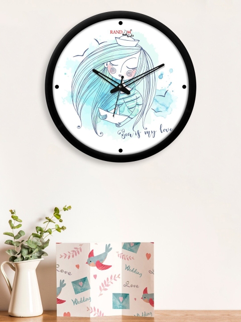 RANDOM Off White & Sea Green Jalpari Printed Contemporary Wall Clock with Glass Frame
RANDOM Off White & Sea Green Jalpari Printed Contemporary Wall Clock with Glass Frame