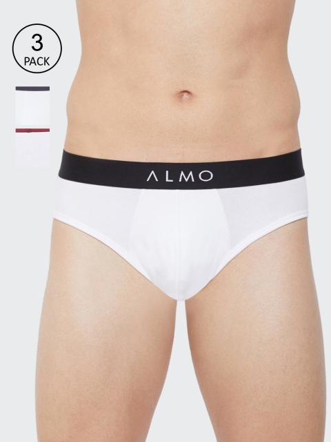 Almo Wear Men Pack Of 5 Solid Slim-Fit Rico Classic Organic Cotton Basic Briefs, White
Almo Wear Men Pack Of 5 Solid Slim-Fit Rico Classic Organic Cotton Basic Briefs, White