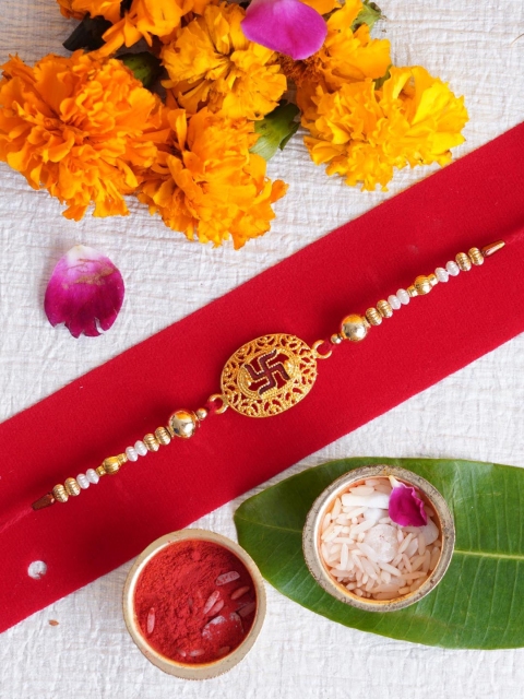 TIED RIBBONS Multicoloured Rakshabandhan Special Rakhi for Brother with Card & Roli Chawal, Multi
TIED RIBBONS Multicoloured Rakshabandhan Special Rakhi for Brother with Card & Roli Chawal, Multi