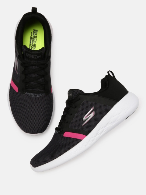 Skechers Women Black Go Run 600 - Revel Training Shoes