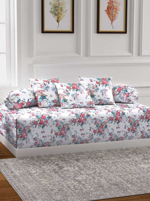 Klotthe Multicolor Printed Single Bedsheet With 2 Bolster Covers & 3 Cushion Covers, Multi
Klotthe Multicolor Printed Single Bedsheet With 2 Bolster Covers & 3 Cushion Covers, Multi