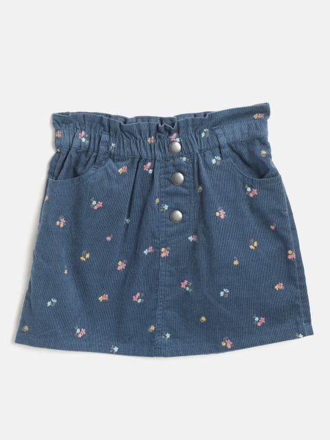 Marks & Spencer Girls Blue & Yellow Floral Print Pure Cotton Sustainable A-Line Skirt
Marks & Spencer Girls Blue & Yellow Floral Print Pure Cotton Sustainable A-Line Skirt