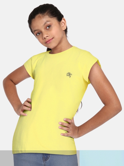 Allen Solly Junior Girls Set Of 2 Solid Pure Cotton Applique Pure Cotton T-shirt, Yellow
Allen Solly Junior Girls Set Of 2 Solid Pure Cotton Applique Pure Cotton T-shirt, Yellow