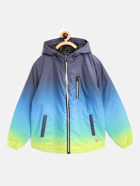 Indian Terrain Boys Blue & Yellow Ombre Dyed Insulator Hooded Tailored Jacket
Indian Terrain Boys Blue & Yellow Ombre Dyed Insulator Hooded Tailored Jacket
