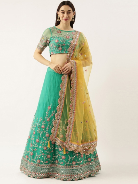 panchhi Green & Yellow Embroidered Mirror Work Semi-Stitched Lehenga & Unstitched Blouse With Dupatta
panchhi Green & Yellow Embroidered Mirror Work Semi-Stitched Lehenga & Unstitched Blouse With Dupatta