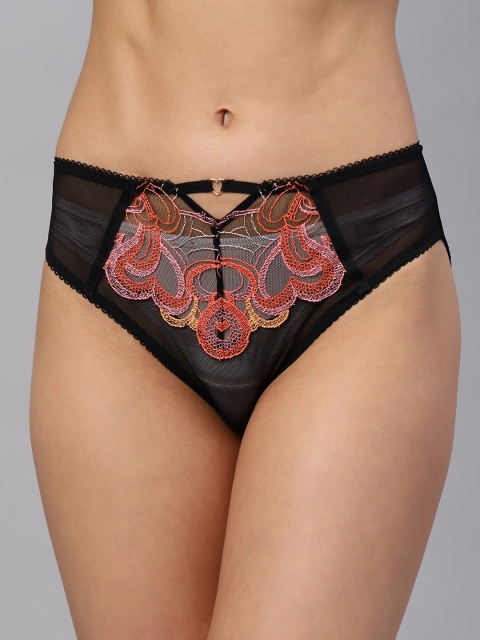Marks & Spencer Women Black Embroidered Transparent High Rise Basic Briefs T817756LBLACK
Marks & Spencer Women Black Embroidered Transparent High Rise Basic Briefs T817756LBLACK