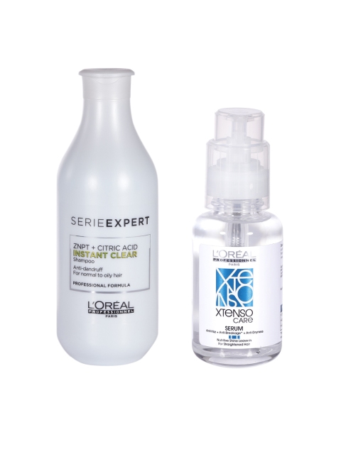 LOreal Professionnel Set of ZNPT Anti Dandruff Shampoo & X-Tenso Care Hair Serum, White
LOreal Professionnel Set of ZNPT Anti Dandruff Shampoo & X-Tenso Care Hair Serum, White