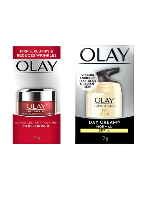 Olay Natural White 7 in One Night Repair Cream & Total Effects 7 In One Day Cream, Red
Olay Natural White 7 in One Night Repair Cream & Total Effects 7 In One Day Cream, Red
