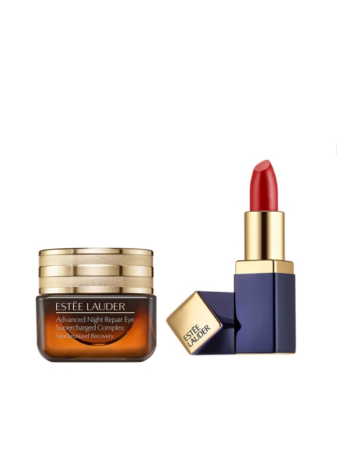 Estee Lauder Set of Advanced Night Repair Eye Gel & Pure Color Envy Mini Lipstick, Brown
Estee Lauder Set of Advanced Night Repair Eye Gel & Pure Color Envy Mini Lipstick, Brown