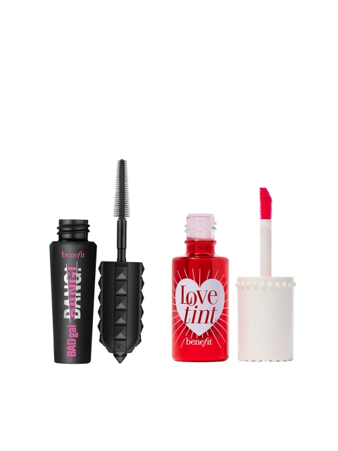 Benefit Cosmetics Set of Cheek & Lip Stain Love Tint & Mini Badgal Bang Mascara, Red
Benefit Cosmetics Set of Cheek & Lip Stain Love Tint & Mini Badgal Bang Mascara, Red