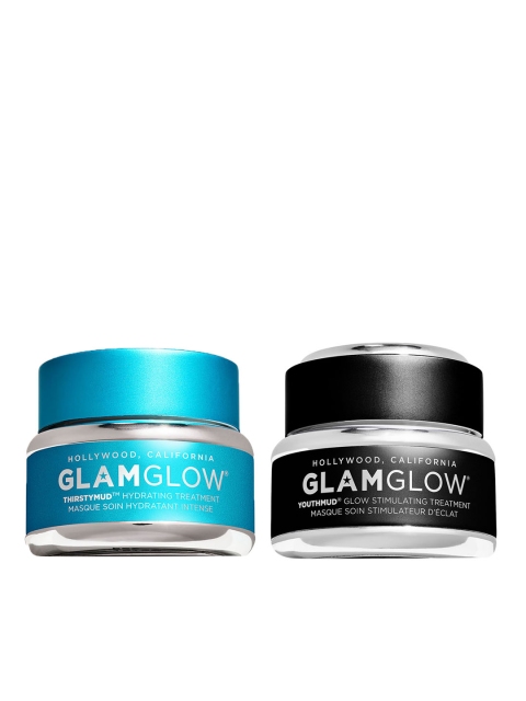 GLAMGLOW Set of Thirstymud Hydrating & Youthmud Glow Stimulating Treatment Mask, Blue
GLAMGLOW Set of Thirstymud Hydrating & Youthmud Glow Stimulating Treatment Mask, Blue