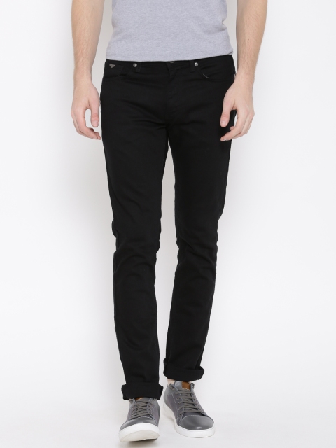 United Colors of Benetton Men Black Skinny Fit Stretchable Jeans