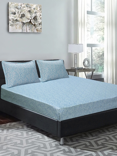 Good Homes by Home Candy Blue & Off White Floral 210 TC King Bedsheet with 2 Pillow Covers
Good Homes by Home Candy Blue & Off White Floral 210 TC King Bedsheet with 2 Pillow Covers
