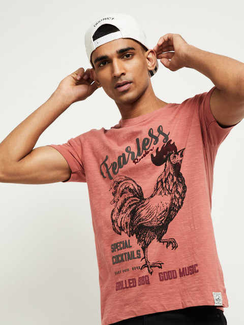 max Men Red Printed T-shirt
max Men Red Printed T-shirt