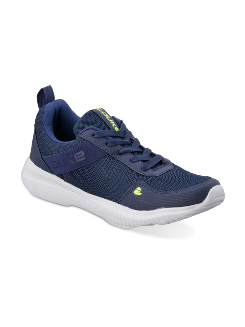 Duke Men Navy Blue Running Shoes