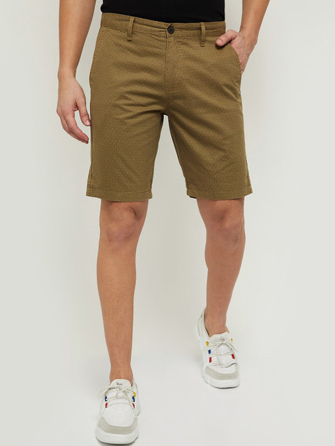 max Men Khaki Mid-Rise Cotton Regular Shorts
max Men Khaki Mid-Rise Cotton Regular Shorts