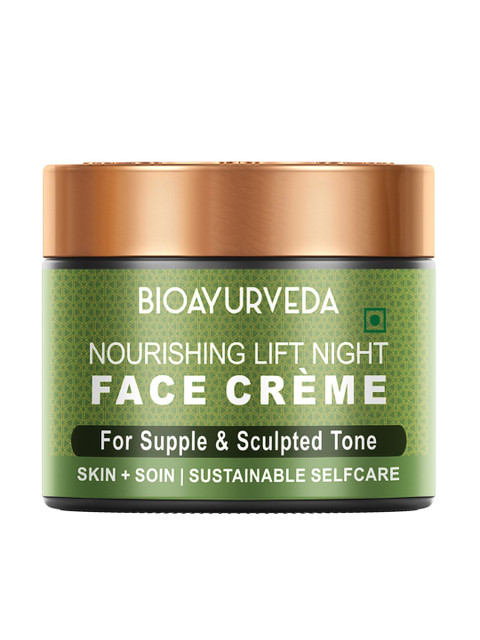 BIOAYURVEDA Nourishing Lift Night Sustainable Face Cream 60g, Green
BIOAYURVEDA Nourishing Lift Night Sustainable Face Cream 60g, Green