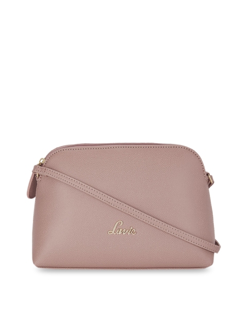 Lavie Pink Textured Sling Bag