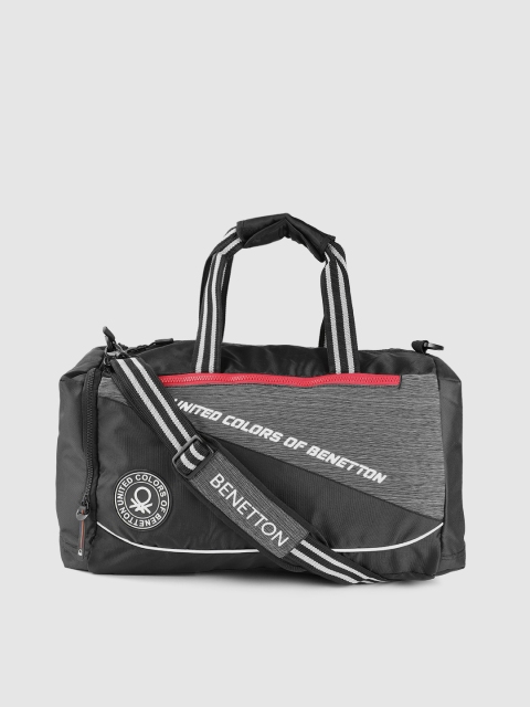 United Colors of Benetton Unisex Black & Grey Melange Colourblocked Duffel Bag-39.2 Litres
United Colors of Benetton Unisex Black & Grey Melange Colourblocked Duffel Bag-39.2 Litres