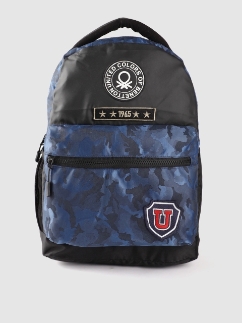 United Colors of Benetton Unisex Blue & Black Camouflage Patterned 15 Inch Laptop Backpack
United Colors of Benetton Unisex Blue & Black Camouflage Patterned 15 Inch Laptop Backpack