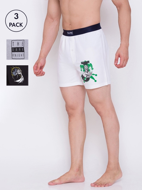 Smugglerz Men Pack Of 3 Assorted Comfort-Fit Pure Cotton Boxers Batman-The-Dark-Knight-3-Pc-Men-Boxer-S
Smugglerz Men Pack Of 3 Assorted Comfort-Fit Pure Cotton Boxers Batman-The-Dark-Knight-3-Pc-Men-Boxer-S