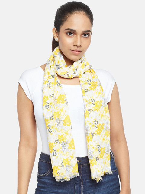 Honey by Pantaloons Women White & Yellow Printed Scarf
Honey by Pantaloons Women White & Yellow Printed Scarf