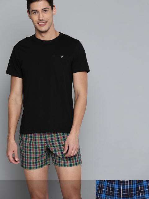 Mast & Harbour Men Pack of Two Pure Cotton Checked Boxers MNH-BOX-PRE-2PP-059, Green
Mast & Harbour Men Pack of Two Pure Cotton Checked Boxers MNH-BOX-PRE-2PP-059, Green