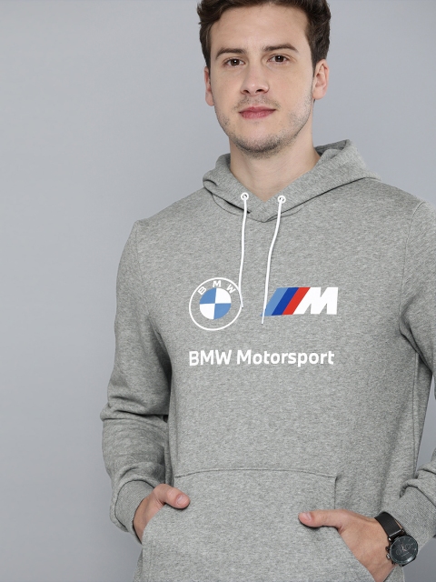 PUMA Motorsport Men Grey Melange Printed BMW M Motorsport Essential Hooded Sweatshirt
PUMA Motorsport Men Grey Melange Printed BMW M Motorsport Essential Hooded Sweatshirt