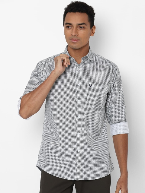 Allen Solly Men Grey & White Slim Fit Opaque Micro Ditsy Printed Cotton Casual Shirt
Allen Solly Men Grey & White Slim Fit Opaque Micro Ditsy Printed Cotton Casual Shirt