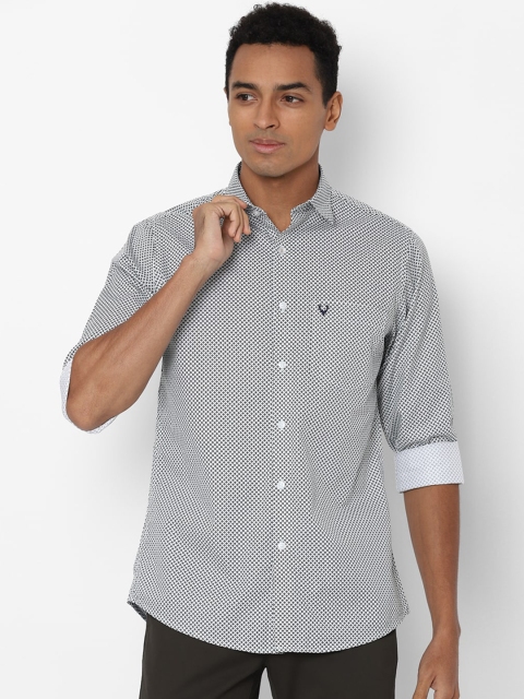 Allen Solly Men Grey & White Slim Fit Opaque Micro Ditsy Printed Cotton Casual Shirt
Allen Solly Men Grey & White Slim Fit Opaque Micro Ditsy Printed Cotton Casual Shirt