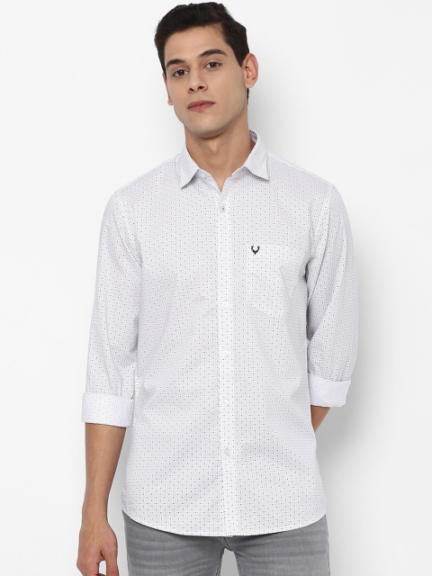 Allen Solly Men White & Black Slim Fit Opaque Micro Ditsy Printed Cotton Casual Shirt
Allen Solly Men White & Black Slim Fit Opaque Micro Ditsy Printed Cotton Casual Shirt
