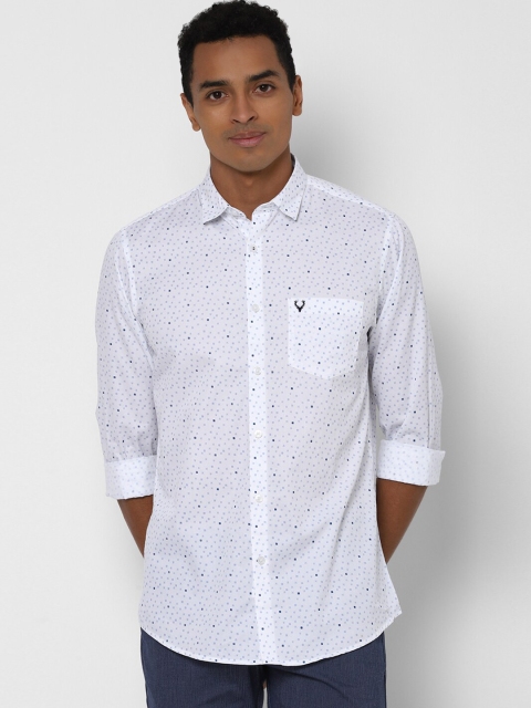 Allen Solly Men White & Blue Slim Fit Opaque Micro Ditsy Printed Cotton Casual Shirt
Allen Solly Men White & Blue Slim Fit Opaque Micro Ditsy Printed Cotton Casual Shirt