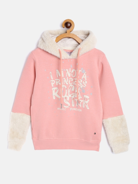 Monte Carlo Girls Pink & Off-White Typography Print Hooded Sweatshirt with Faux Fur Detail
Monte Carlo Girls Pink & Off-White Typography Print Hooded Sweatshirt with Faux Fur Detail