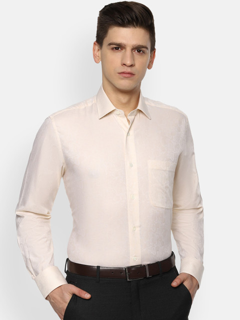 Luxure by Louis Philippe Men Beige Opaque Casual Shirt
Luxure by Louis Philippe Men Beige Opaque Casual Shirt