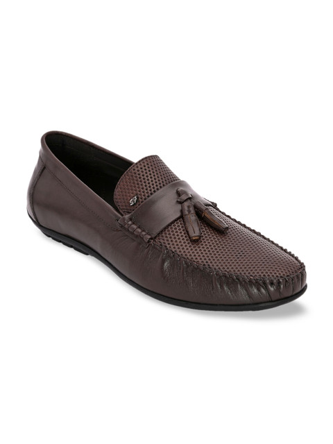 San Frissco Men Brown Perforations Leather Loafers
San Frissco Men Brown Perforations Leather Loafers