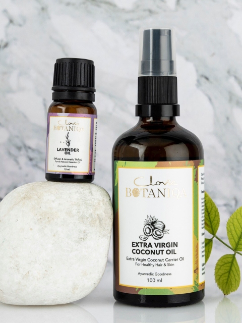 Clovia BOTANIQA Set of 2 Ayurvedic Calming Oil - Lavender Oil & Virgin Coconut Oil, Transparent
Clovia BOTANIQA Set of 2 Ayurvedic Calming Oil - Lavender Oil & Virgin Coconut Oil, Transparent