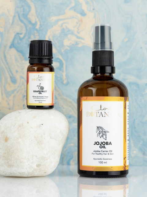 Clovia BOTANIQA Set of 2 Ayurvedic Brightening Oil - Grapefruit Essential Oil & Jojoba Oil, Transparent
Clovia BOTANIQA Set of 2 Ayurvedic Brightening Oil - Grapefruit Essential Oil & Jojoba Oil, Transparent
