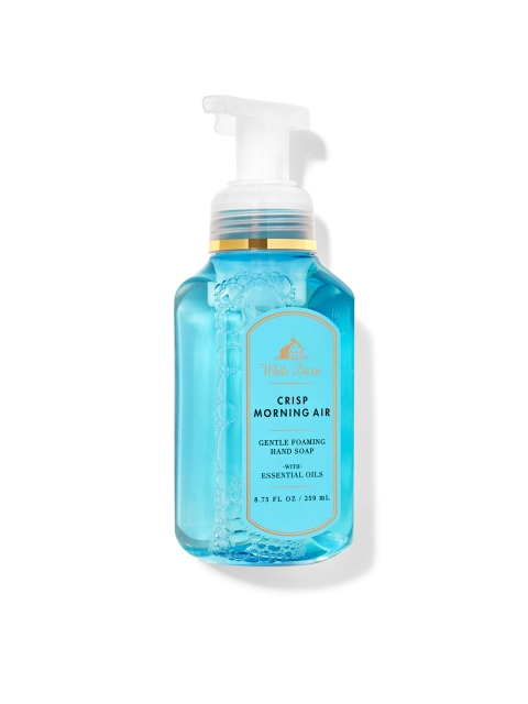 Bath & Body Works Crisp Morning Air Gentle Foaming Hand Soap with Essential Oils 259 ml, Blue
Bath & Body Works Crisp Morning Air Gentle Foaming Hand Soap with Essential Oils 259 ml, Blue