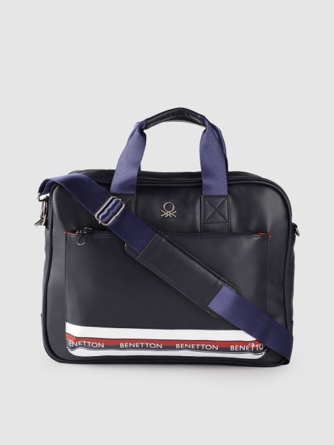 United Colors of Benetton Unisex Navy Blue Solid 15 Inch Laptop Bag with Printed Detail
United Colors of Benetton Unisex Navy Blue Solid 15 Inch Laptop Bag with Printed Detail