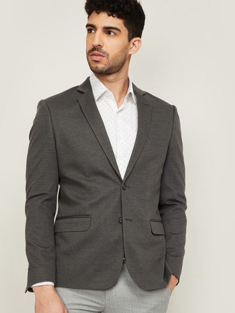 CODE by Lifestyle Men Charcoal Grey Self-Design Slim-Fit Single-Breasted Formal Blazer
CODE by Lifestyle Men Charcoal Grey Self-Design Slim-Fit Single-Breasted Formal Blazer