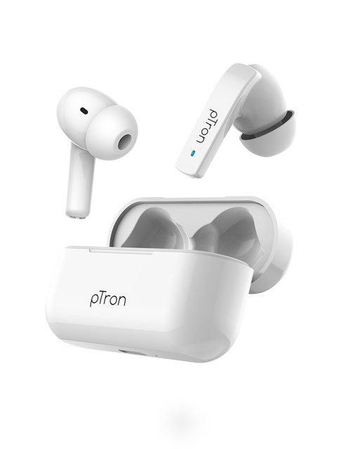 pTron Basspods 992 ANC True Wireless Earbuds with Deep Bass & Touch Control - White
pTron Basspods 992 ANC True Wireless Earbuds with Deep Bass & Touch Control - White
