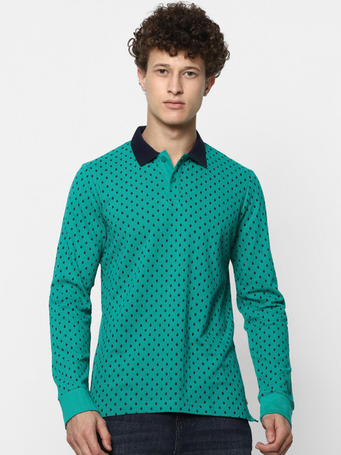 MARCA Disati Men Green Printed Polo Collar Pockets T-shirt
MARCA Disati Men Green Printed Polo Collar Pockets T-shirt