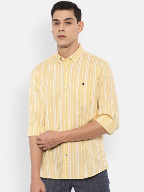 Louis Philippe Sport Men Yellow & White Slim Fit Opaque Vertical Striped Casual Shirt
Louis Philippe Sport Men Yellow & White Slim Fit Opaque Vertical Striped Casual Shirt