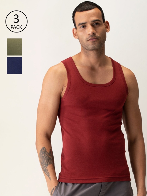 DAMENSCH Men Pack Of 3 Pure Cotton NEO-Cotton Ribbed Vests DAM-CTN-VEST-WNR-RO-DPB-PACK-3, Red
DAMENSCH Men Pack Of 3 Pure Cotton NEO-Cotton Ribbed Vests DAM-CTN-VEST-WNR-RO-DPB-PACK-3, Red